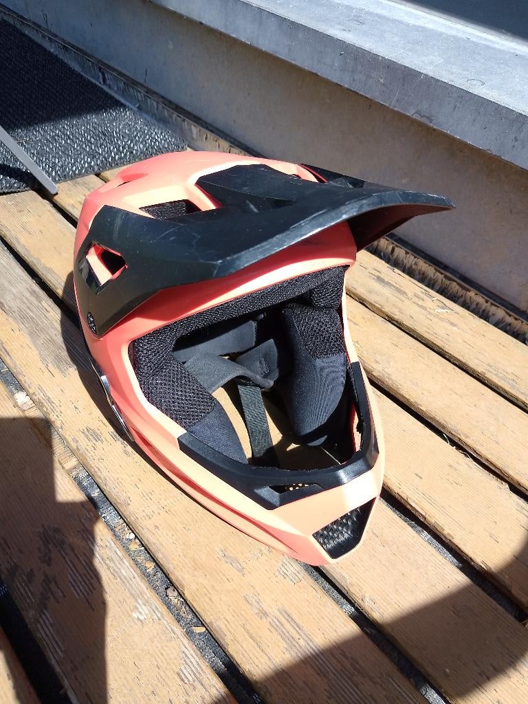 Casque intégral VTT Fox taille S. FAIRE OFFRE, Vélos & Vélomoteurs, Enlèvement, Utilisé, S, Garçon