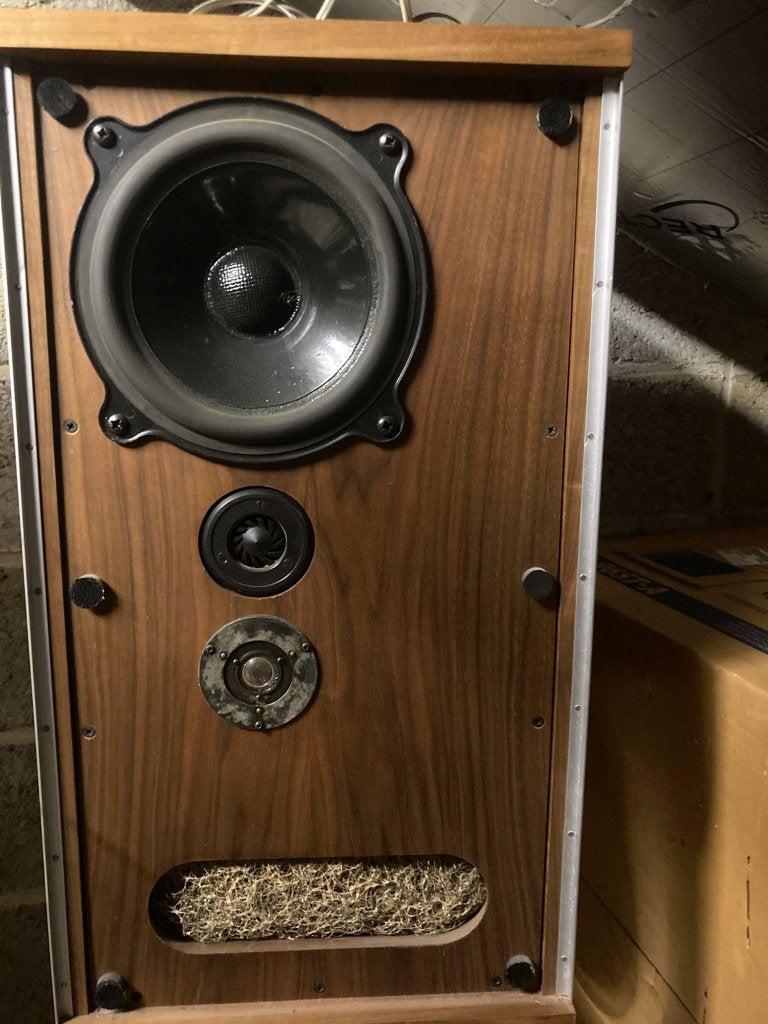 Vintage Bowers & Wilkins (B&W) DM2a speakers, Ophalen, Gebruikt, Speakerset, Bowers & Wilkins (B&W)