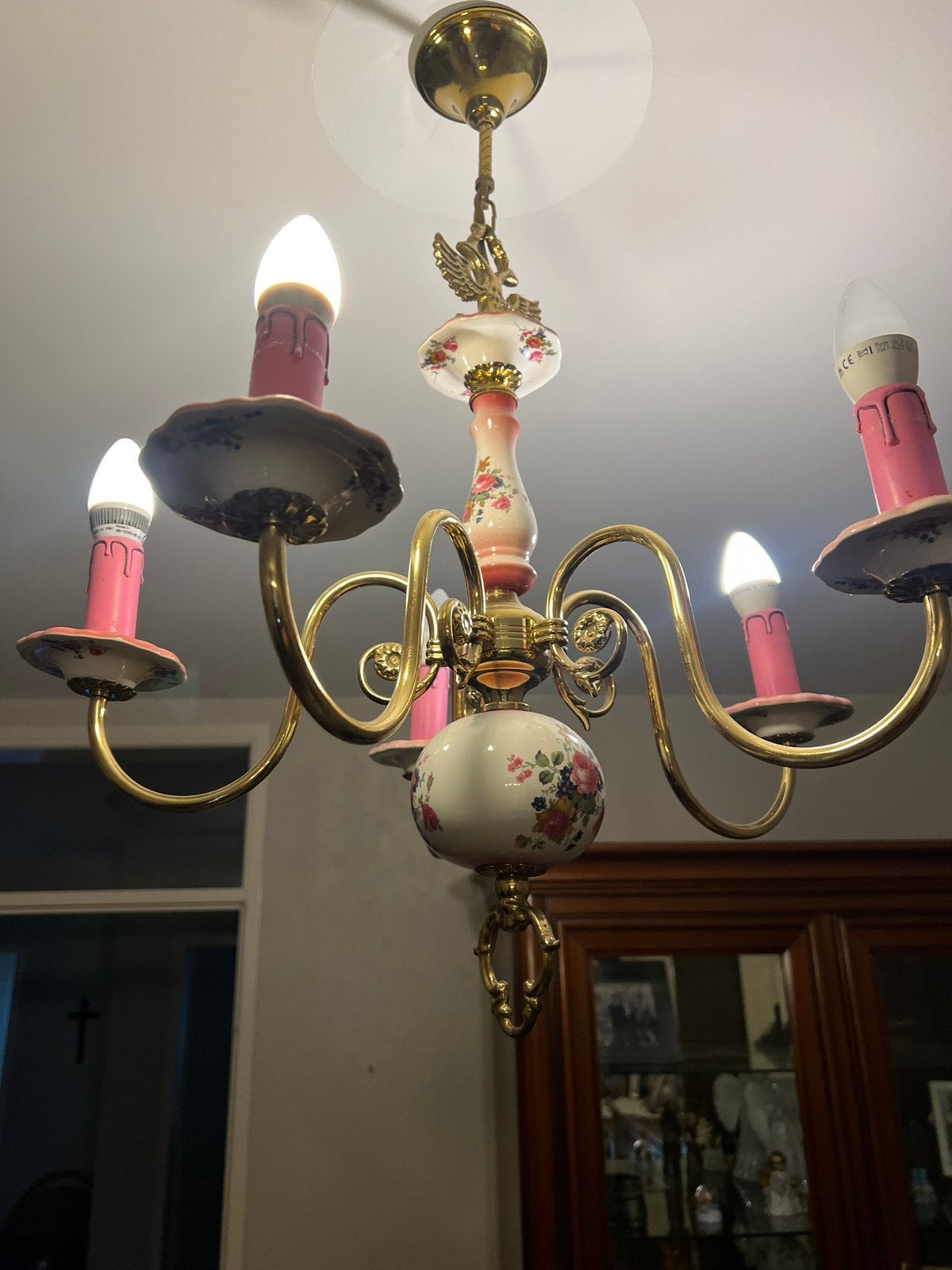 2 lusters 1 kleinere +grote, Huis en Inrichting, Ophalen, Gebruikt