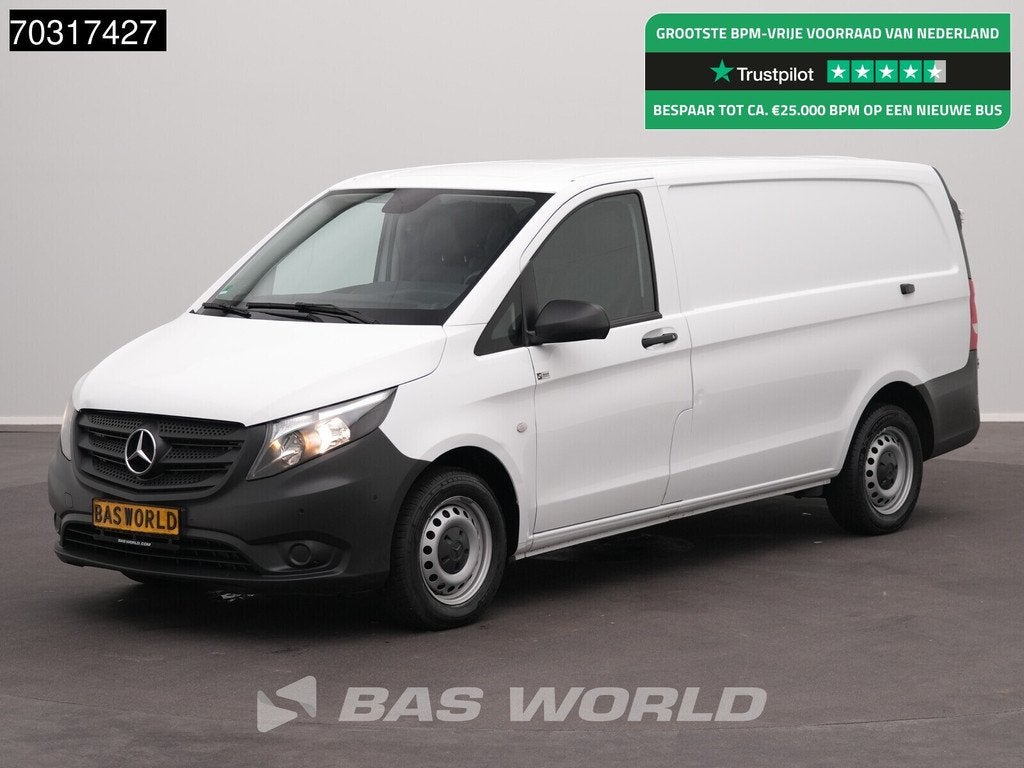 Mercedes Vito 114 Automaat L2H1 Airco Cruise Camera Parkeers, Autos, Camionnettes & Utilitaires, Achat, Euro 6, Entreprise, 3 places