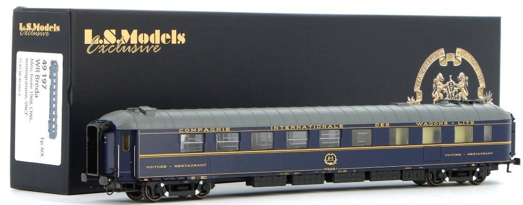LS Models 49 197 WR Breda CIWL, Hobby & Loisirs créatifs, Trains miniatures | HO, Comme neuf, Wagon, Autres marques, Enlèvement ou Envoi