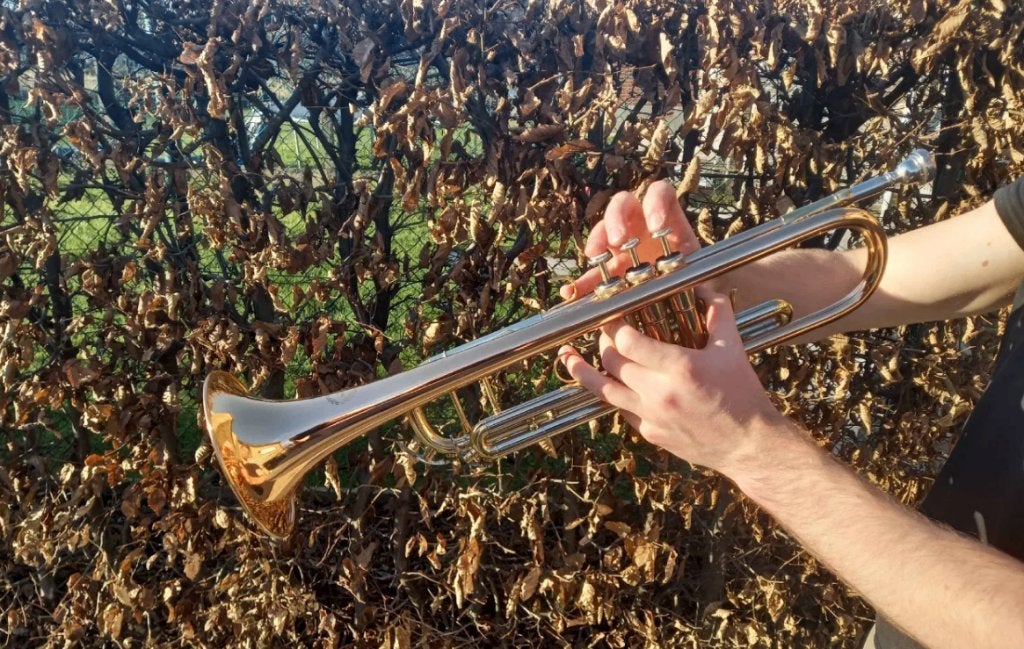 Trompet Aurora Classic, Muziek en Instrumenten, Blaasinstrumenten | Trompetten, Ophalen of Verzenden, Gebruikt, Trompet in si bemol