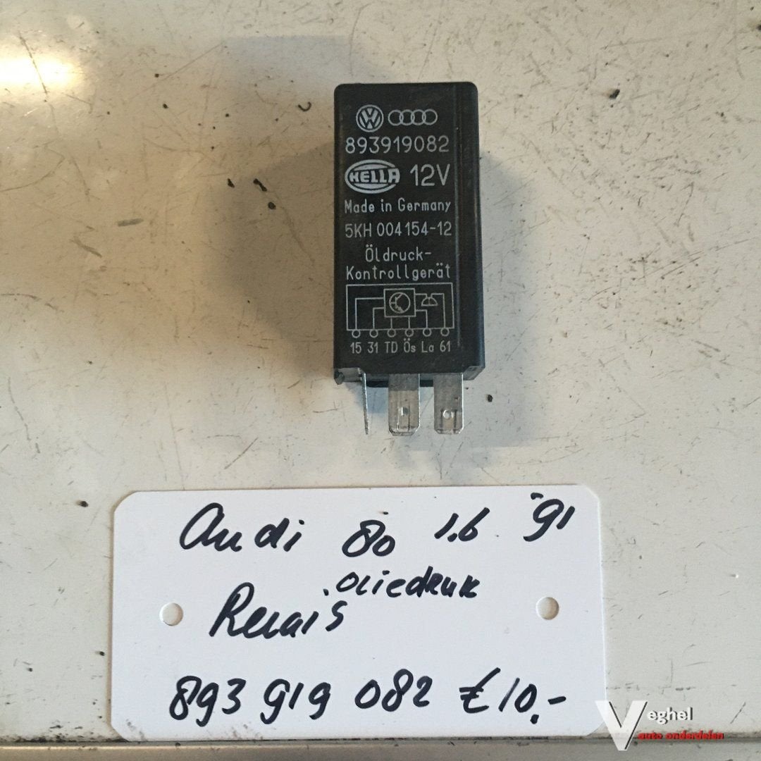 Audi 80 1.8. 1991  Oliedruk control, -, Utilisé, -, -