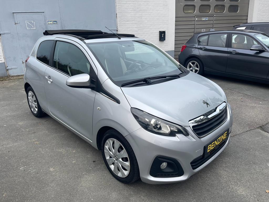 Peugeot 108 1.2i Cabrio Navi/Cruise/Garantie, Autos, Peugeot, Argent ou Gris, Achat, Euro 6, Entreprise