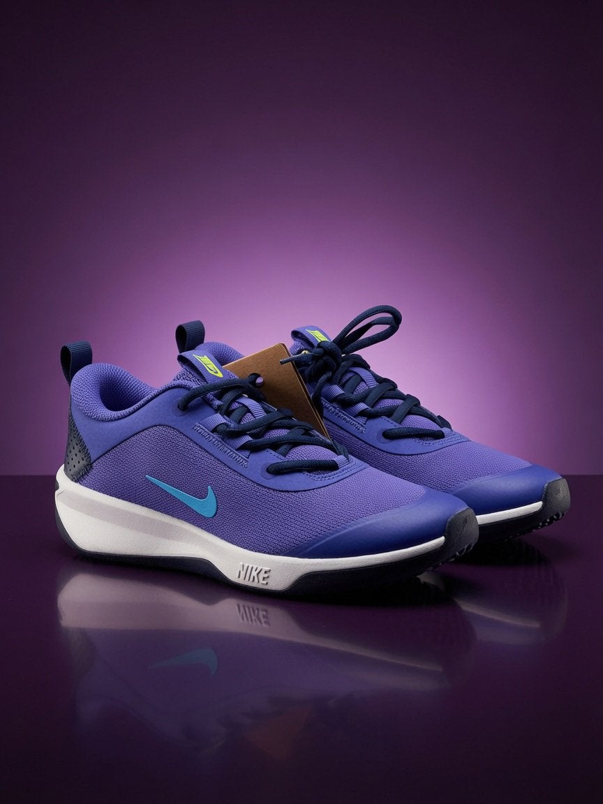 Paarse Nike Omni Multi-Court ( GS) maat EU 38,5 te koop!, Neuf, Enlèvement ou Envoi, Nike, Autres types