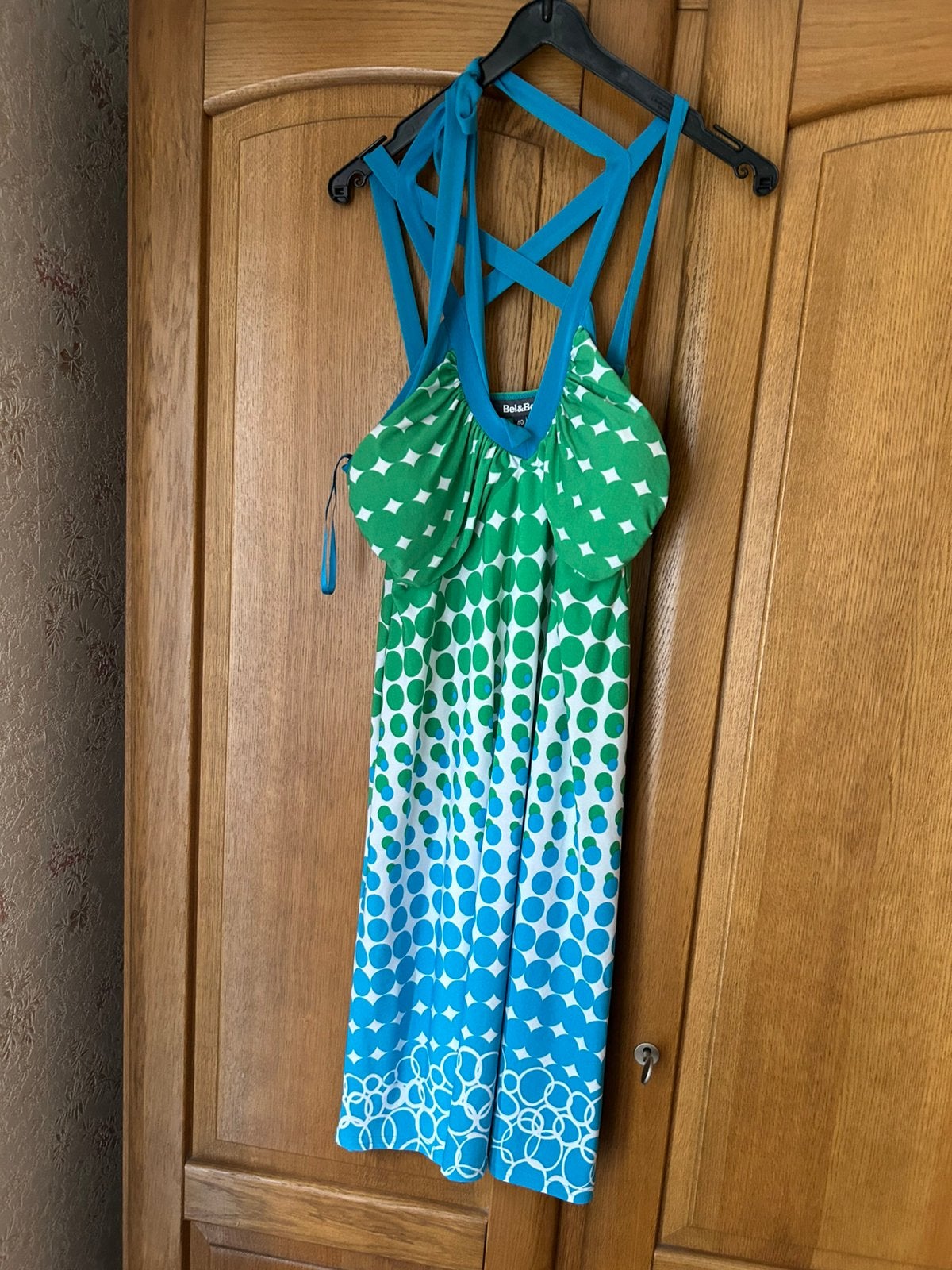 Dames zomer kleedje maat 40, Enlèvement, Comme neuf, Taille 38/40 (M), Longueur genou