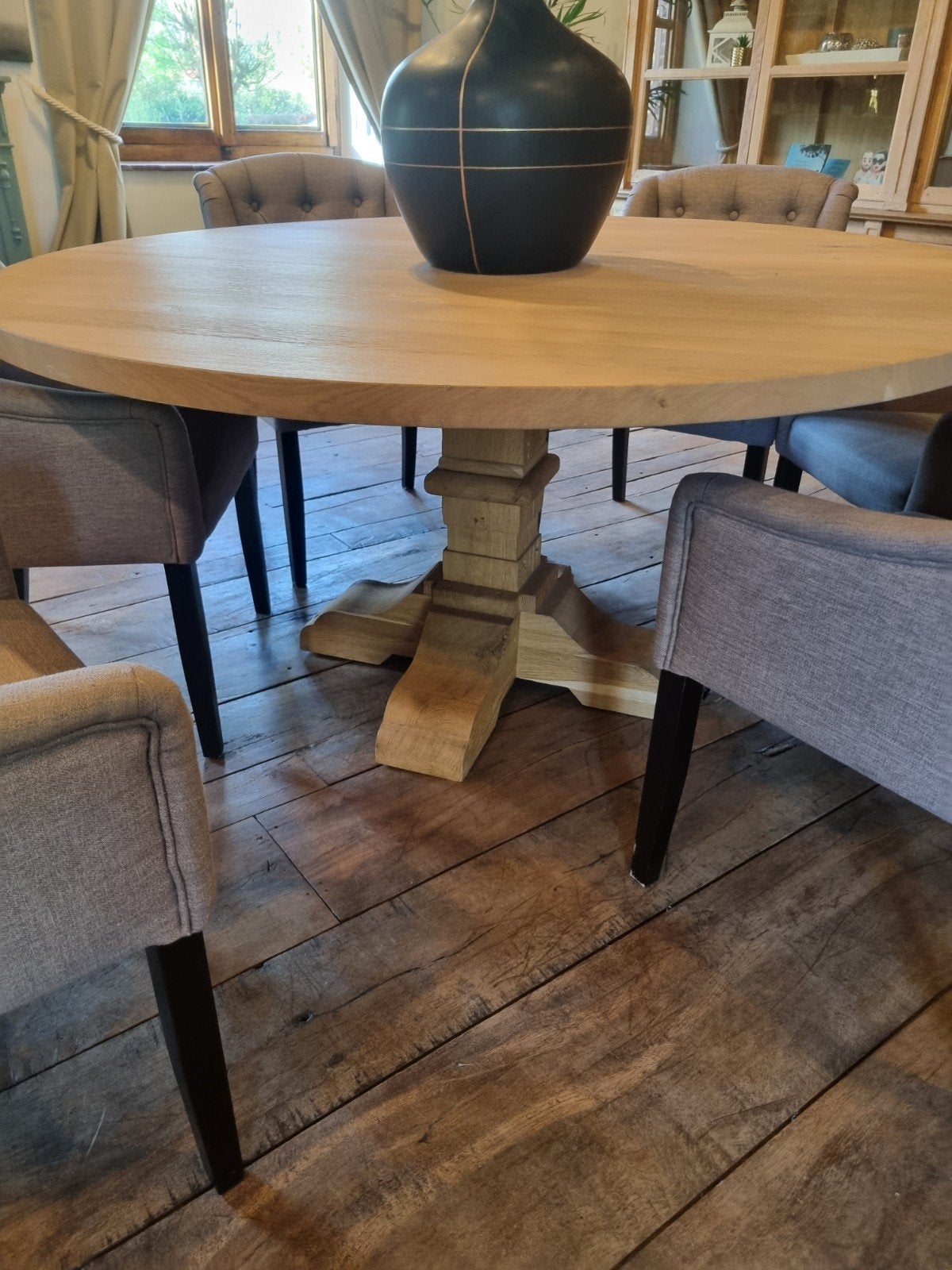 Eiken eettafel GRATIS LEVERING, ., 150 tot 200 cm, Ophalen of Verzenden, Vijf personen of meer