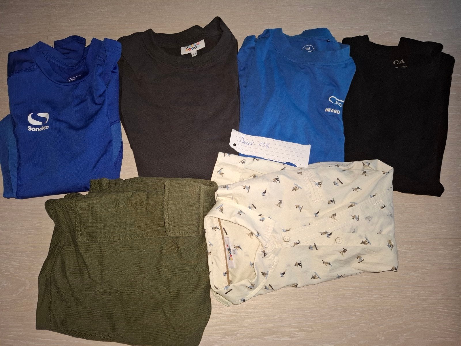 Pakket jongenskledij maat 158, Ophalen of Verzenden, Gebruikt, Jongen