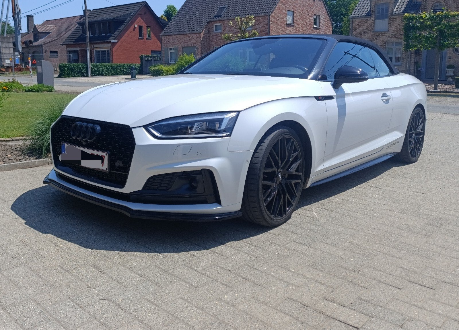 À vendre, magnifique Audi S5 V6 quattro cabrio en option com, Autos, Cuir, Achat, Cabriolet, Noir