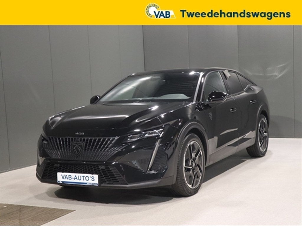 Peugeot 408   1.2 TURBO MHEV GT LINE, Auto's, Zwart, 136 pk, Zwart, https://public.car-pass.be/vhr/82cc9a55-723e-4a02-8776-18655efa56db