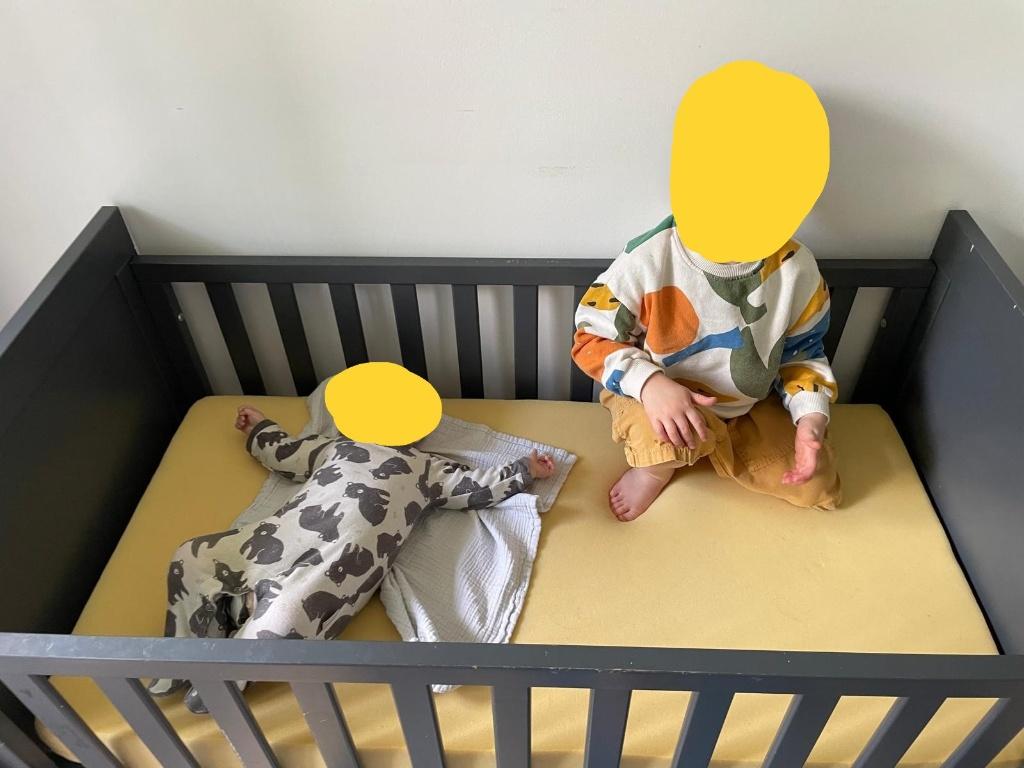 Bopita babybedje + Mythos premium matras + dekbed, Kinderen en Baby's, Kinderkamer | Bedden, Ophalen, Gebruikt, Matras