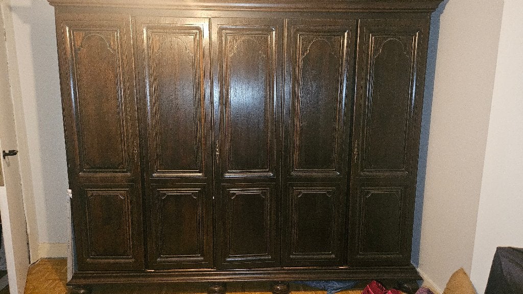 Kleerkast, Ophalen, Met deur(en), Gebruikt, 200 cm of meer