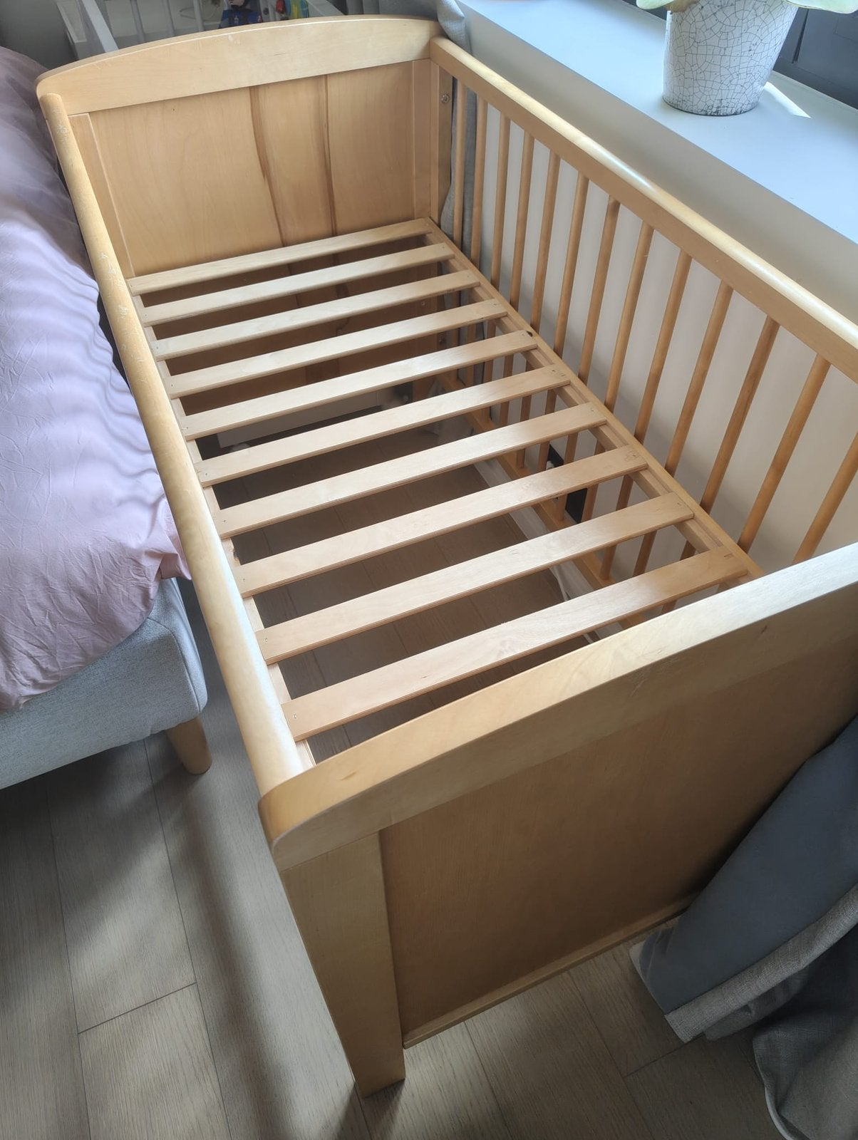 Gratis babybed, Enlèvement, Comme neuf, Matelas