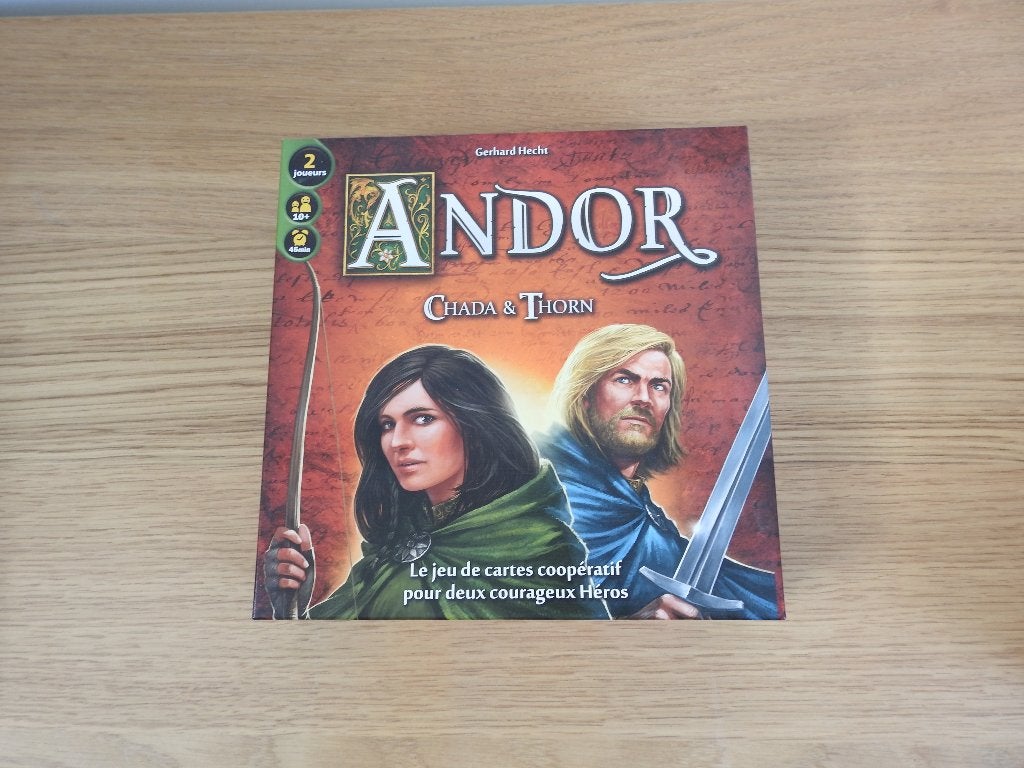 Andor - Chada & Thorn, Een of twee spelers, Ophalen of Verzenden, Zo goed als nieuw, Iello