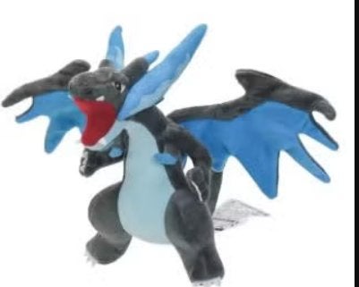 Jouet en peluche Pokémon Mega Charizard bleu (23 cm)Nouveau., Enlèvement ou Envoi, Neuf, Bleu