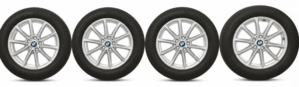 Originele Velgen en banden van BMW X1, Ophalen, Banden en Velgen, 17 inch, Personenwagen