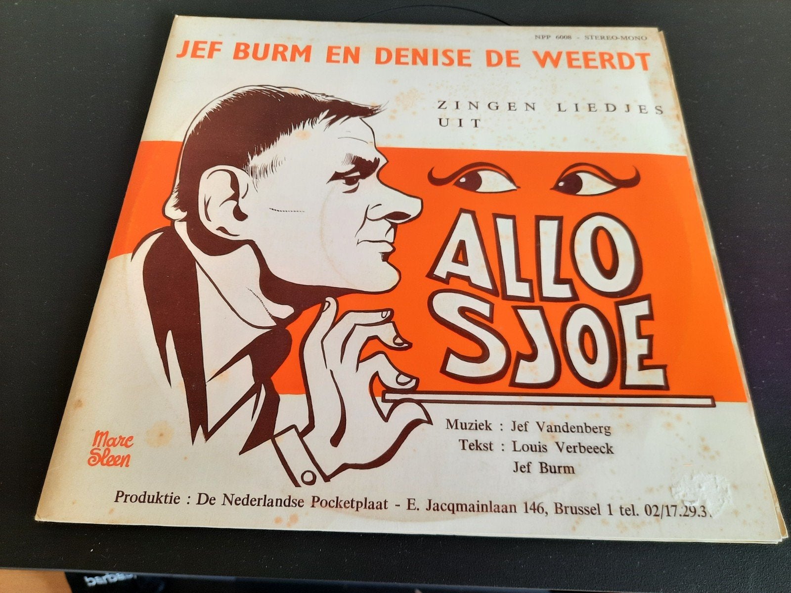 Jef Burm & Denise De Weerdt. Allo Sjoe., Cd's en Dvd's, Ophalen of Verzenden, LP