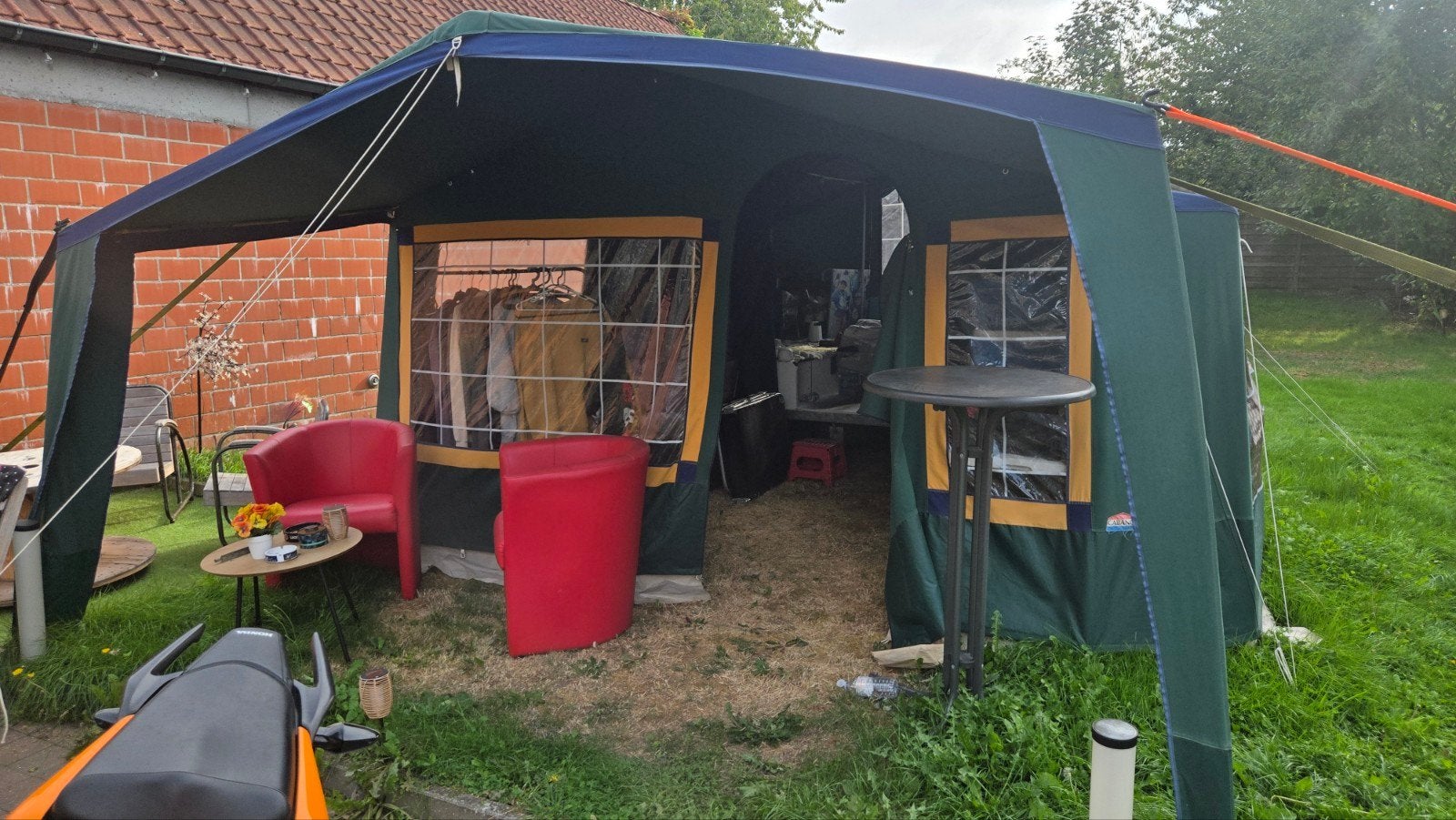vouwwagen evasion, Ophalen, Aanwezig