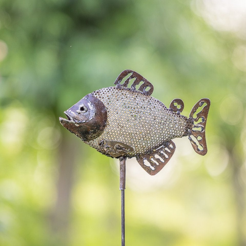 Metalen vis, Tuin en Terras, Ophalen of Verzenden