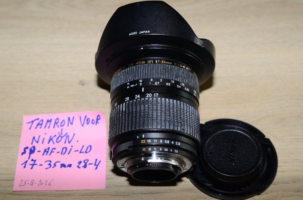 tamron voor nikon sp-af-di-ld if- 17-35, Audio, Tv en Foto, Foto | Lenzen en Objectieven, Gebruikt, Zoom, Ophalen of Verzenden