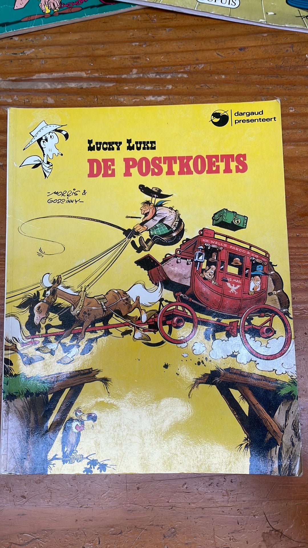 Lucky Luke ( 4 albums ), Enlèvement ou Envoi, Utilisé