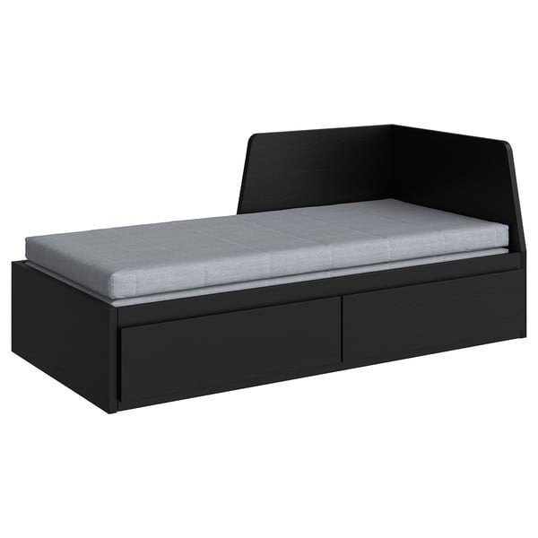 Lit à tiroirs IKEA Flekke, 90 cm, 210 cm, Enlèvement, Utilisé