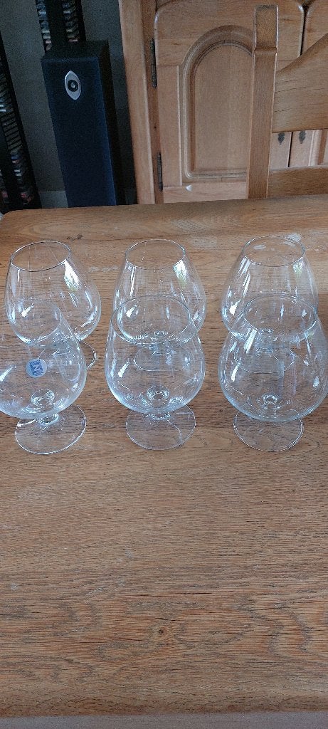 Cognacglazen, Verre ou Verres, Enlèvement ou Envoi, Comme neuf, Verre