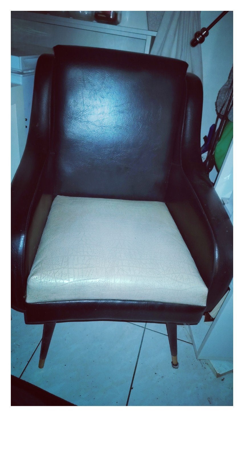 2 Vintage zetels, Huis en Inrichting, Fauteuils, Ophalen, Vintage, Zo goed als nieuw, 50 tot 75 cm