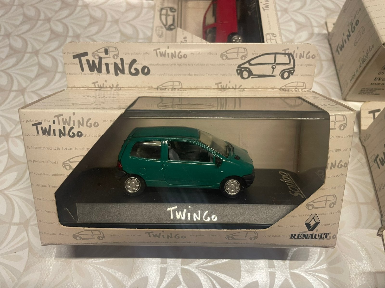 Miniature Twingo Vert Yanos, Enlèvement ou Envoi, Neuf, Voitures
