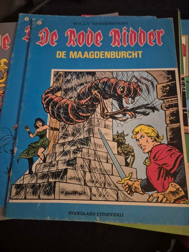 Strip de rode ridder de maagdenburcht, Ophalen of Verzenden