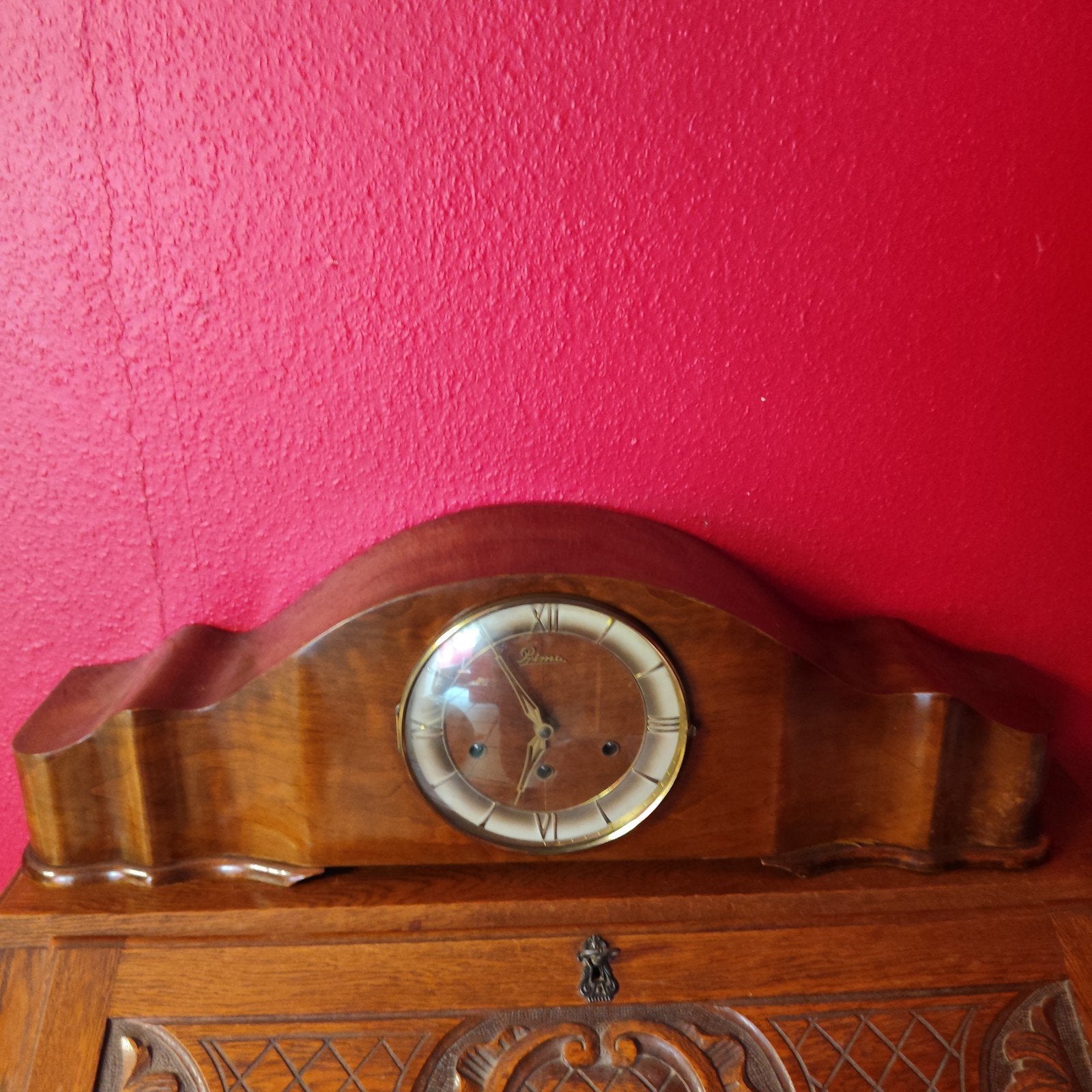 Pendule de cheminée ancienne de marque PRIMA, Antiquités & Art, Enlèvement