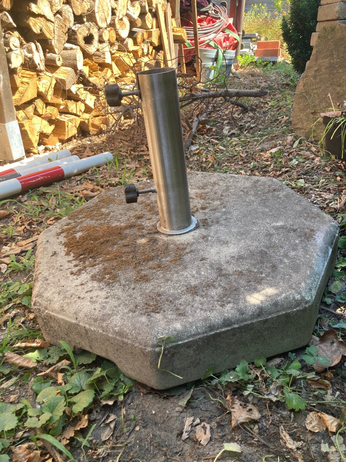Zware parasolvoet, Tuin en Terras, Parasols, Ophalen, Parasolvoet, Meer dan 4 meter, Verstelbaar