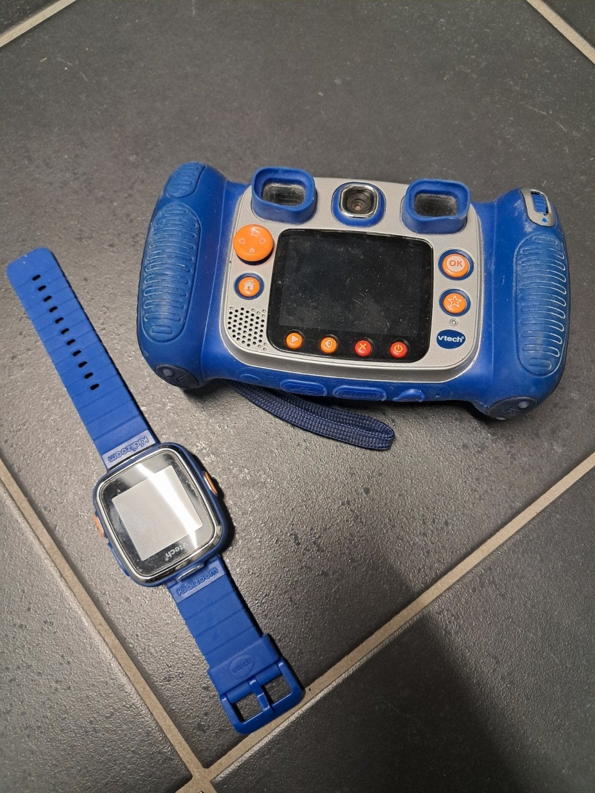 Caméra Kidizoom Duo + montre connectée (bleu), Enlèvement ou Envoi, Bleu