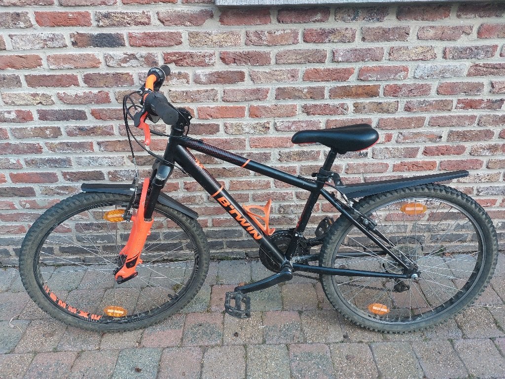 Mountainbike fiets 24 inch kinderfiets, Autres marques, Frein sur jante, Enlèvement, Utilisé