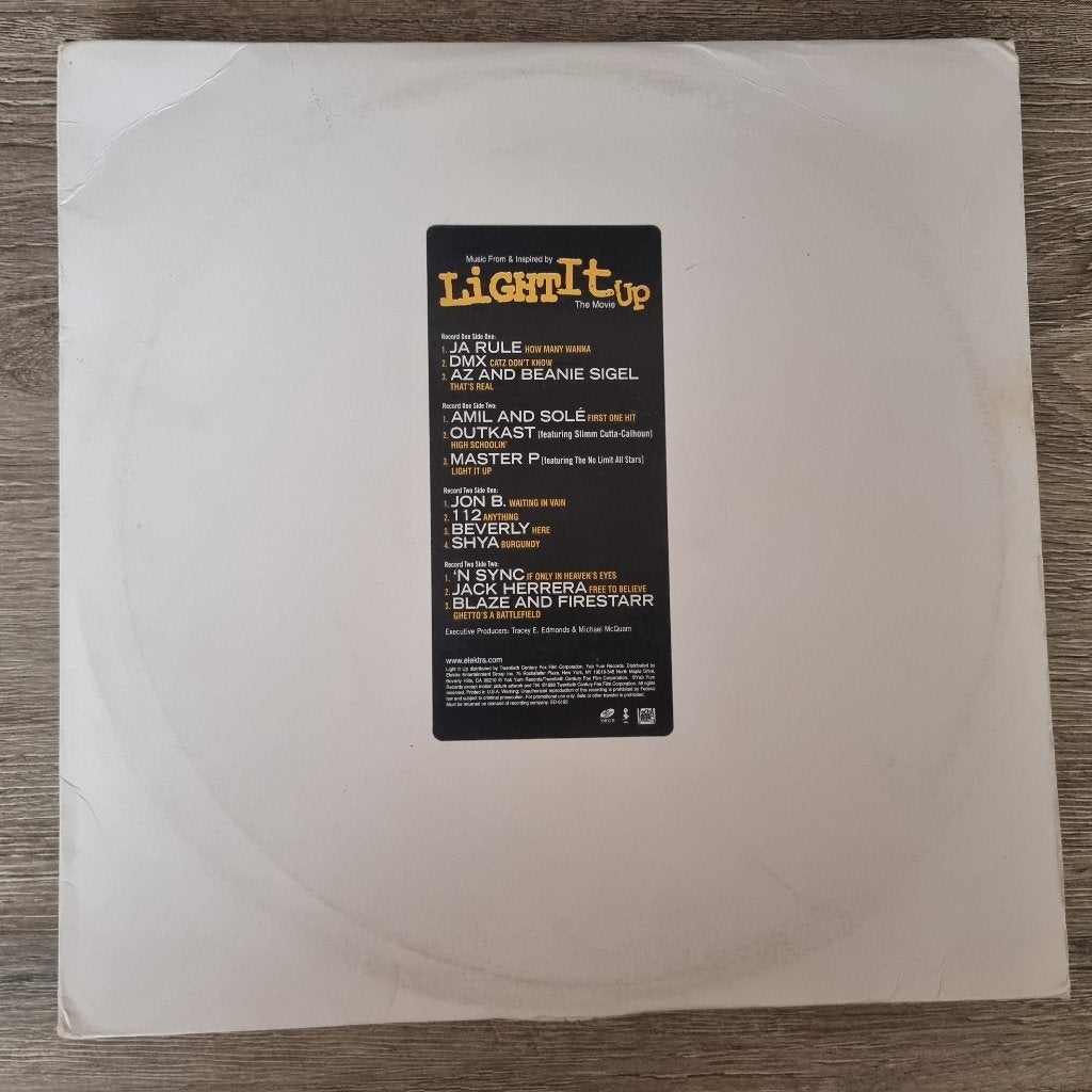 2x12" Various Music From & Inspired By Light It Up The Movie, Cd's en Dvd's, Vinyl | Filmmuziek en Soundtracks, LP, Gebruikt, Soundtrack