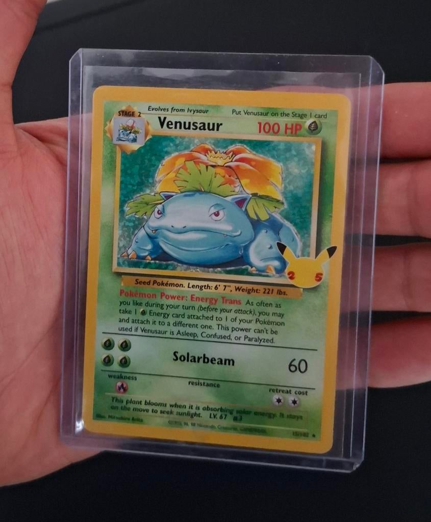 Venusaur CEL Pokemon Kaart NM, Hobby en Vrije tijd, Ophalen of Verzenden
