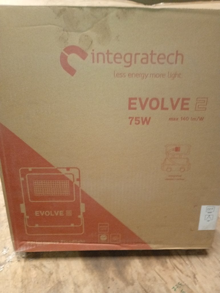 LED verstralers 75W nieuw in doos 3 STUKS, Doe-het-zelf en Bouw, Ophalen, Nieuw, 50 tot 200 watt, Lamp met armatuur