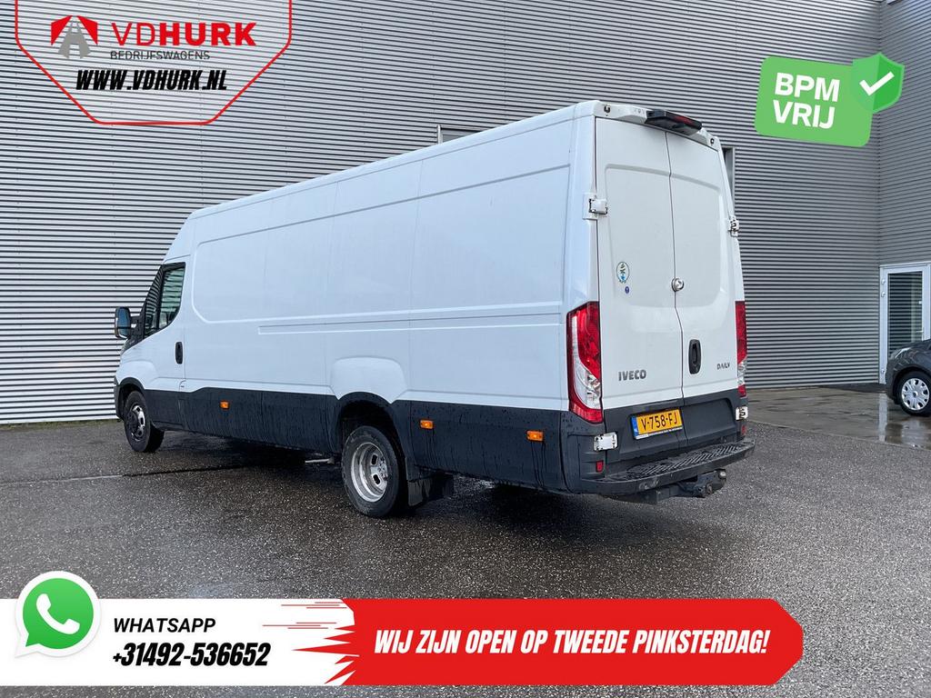 Iveco Daily 35C13V 2.3 L4H3 EXPORT Dubbel Lucht/ 3.5t Trekve, Auto's, Iveco, Wit, Te koop, Electronic Stability Program (ESP)