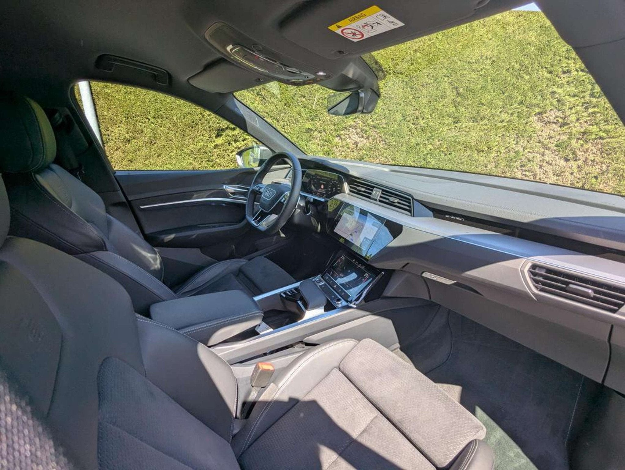 Audi Q8 e-tron !verkocht! 2x S-line- sportstuur- B&O -114 kW, Autos, Argent ou Gris, Achat, 408 ch, Entreprise