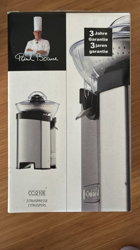 Nieuwe Cuisinart citruspers, Ophalen, Nieuw, Elektrisch, Sapcentrifuge