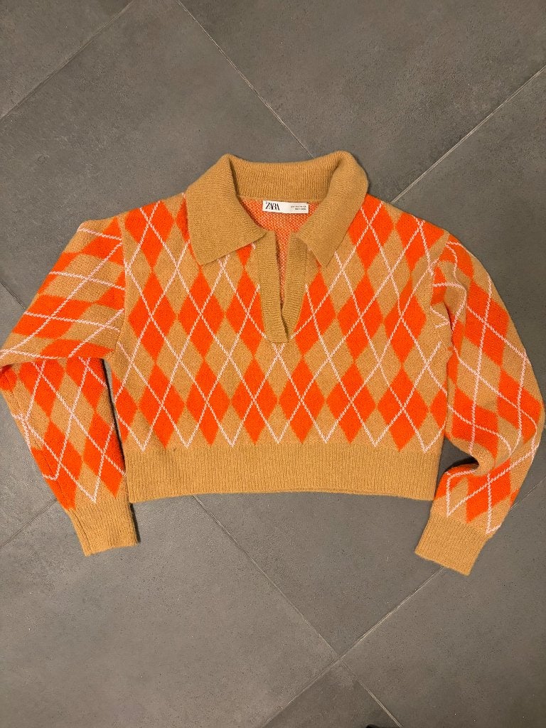 Trui van Zara maat S, Kleding | Dames, Ophalen, Zara, Oranje, Zo goed als nieuw