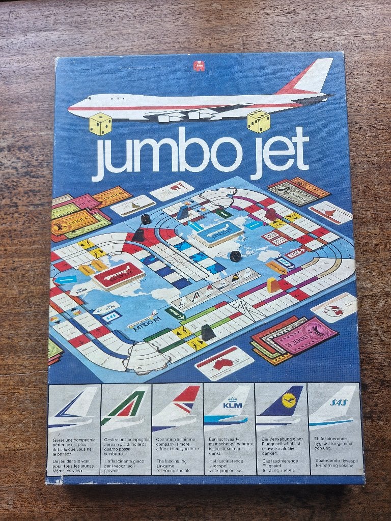 Jumbo Jet, Drie of vier spelers, Ophalen, Gebruikt, Jumbo