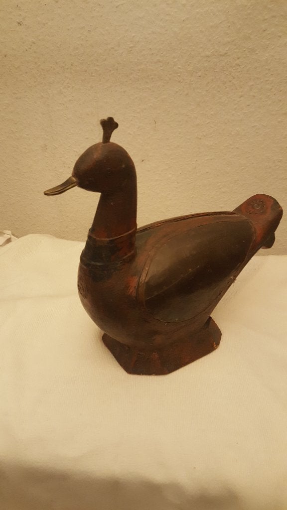 Beau canard en bois, Antiquités & Art, Enlèvement ou Envoi