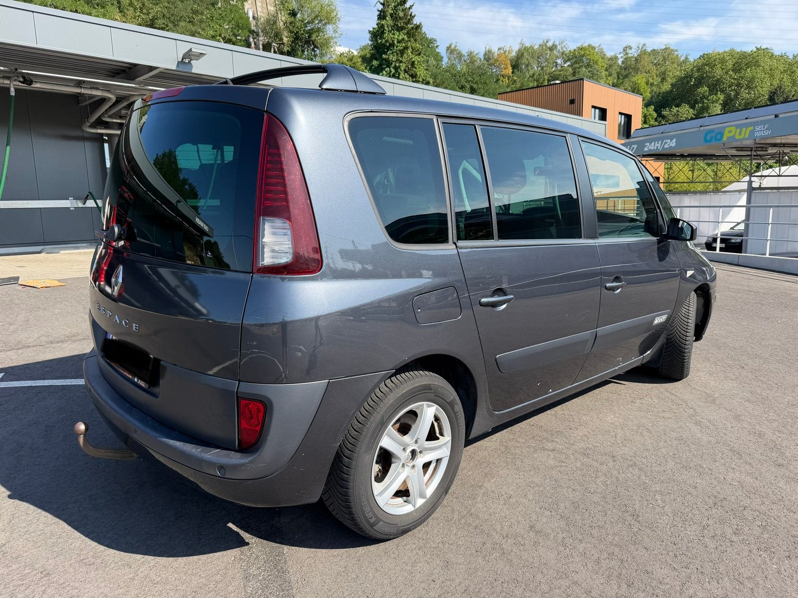 Renault espace 2.0 dci 7 place avec feuille rose, Monovolume, Blauw, Multifunctioneel stuurwiel, 5 deurs