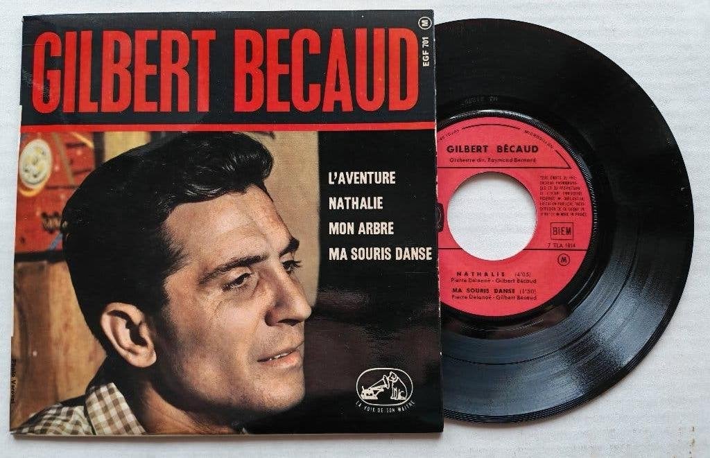 GILBERT BECAUD - Nathalie (EP), Ophalen of Verzenden, Zo goed als nieuw, EP, Pop