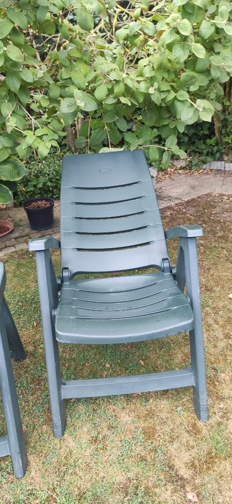 tuinstoel Hartman, Ophalen, Zo goed als nieuw, Kunststof, Inklapbaar