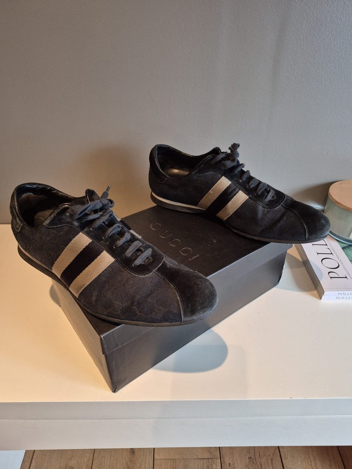 Gucci lage sneakers voor heren, maat 44, Ophalen of Verzenden, Zwart, Sneakers