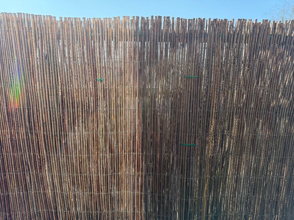 Wilgenmatten - balkon - terras afscherming. 9,80 M tot X 1 M, Tuin en Terras, Ophalen, Gebruikt, 100 tot 150 cm, 200 cm of meer