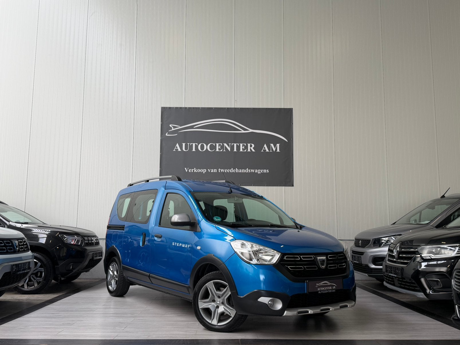 Dacia Dokker Stepway 1.3 TCe 100 GPF Navi ** Airco ** Cruise, Auto's, Dacia, Voorwielaandrijving, 75 kW, 4 cilinders, Blauw