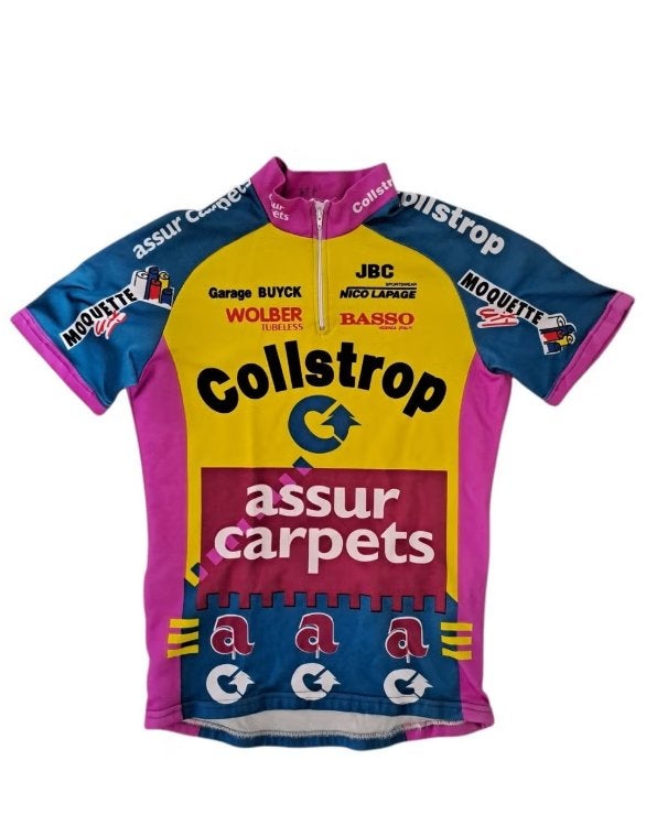 Wielertrui Collstrop - Assur Carpets 1993, Ophalen of Verzenden, Gebruikt, Heren, Bovenkleding